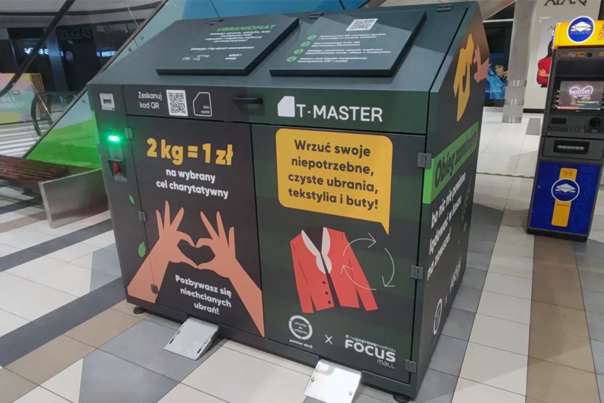 Ubraniomat w Focus Mall w Piotrkowie Trybunalskim