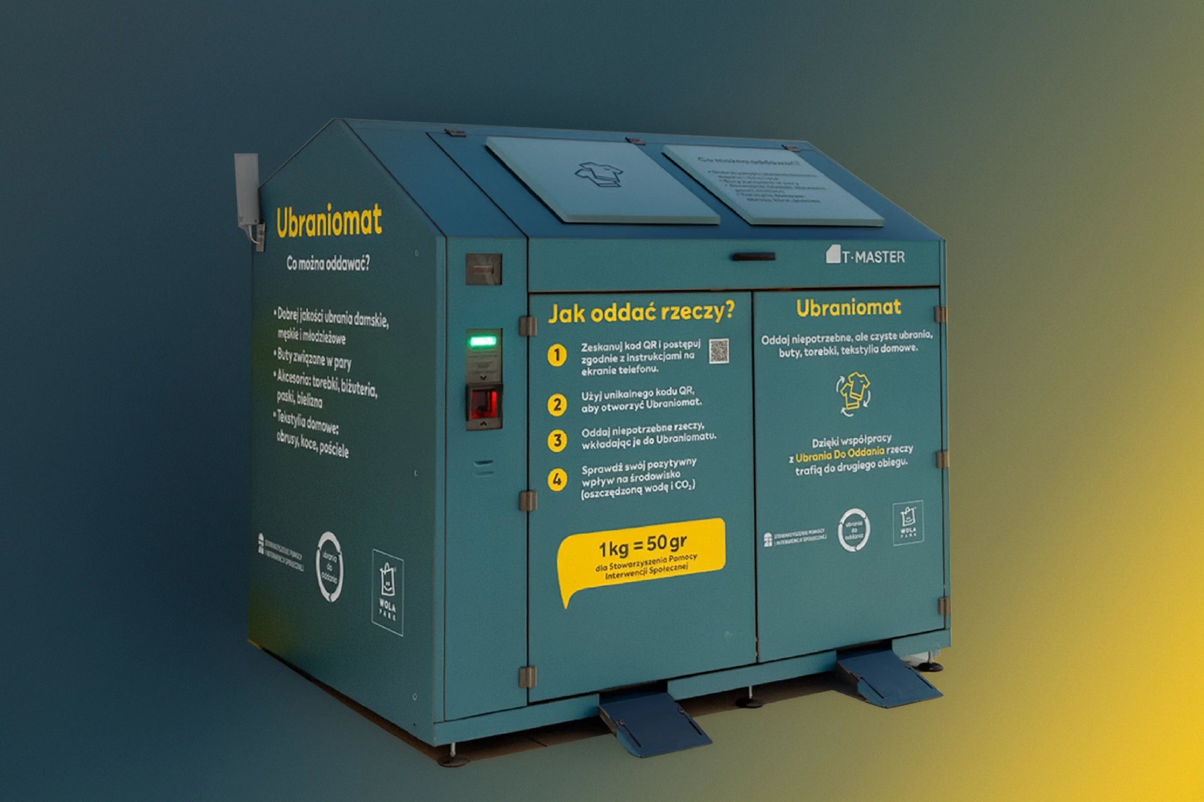 Ubraniomat w Wola Parku w Warszawie